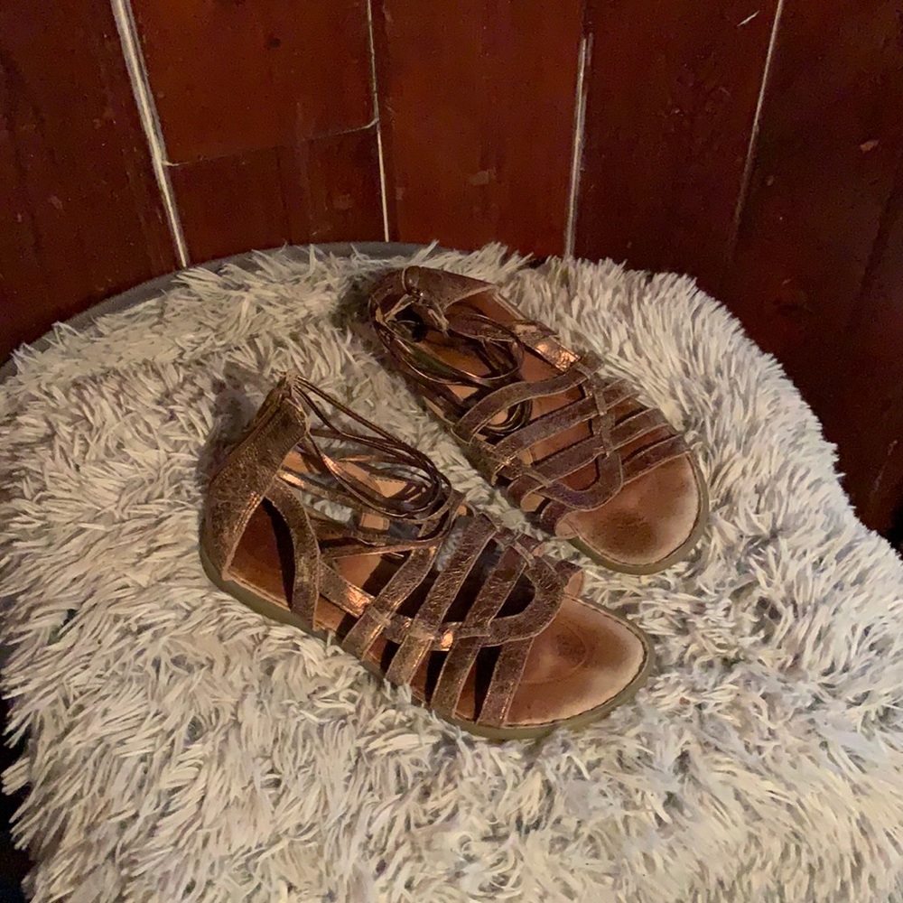 BornAngeles Strappy Leather Sandal